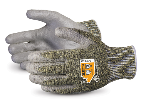 #S13CXPU Superior Glove® Emerald CX® 13-gauge Kevlar®/Stainless-Steel Knit w/ PU Palms